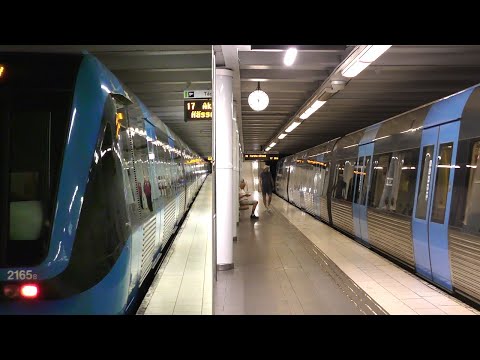 Skanstull subway station, Sweden - walkthrough and surroundings