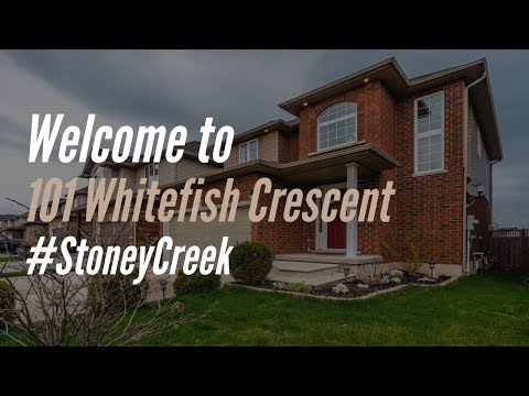 Introducing 101 Whitefish Crescent Stoney Creek, ON - Robert Tucci