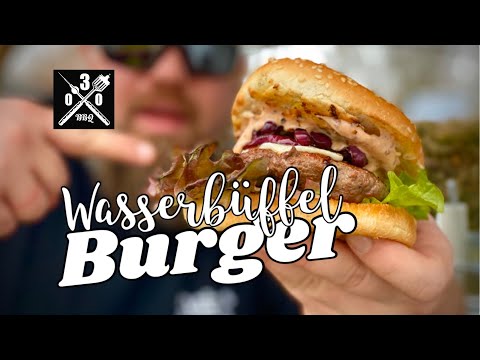 Wasserbüffel Cheeseburger - 030 BBQ