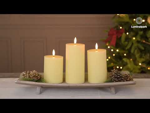 Tannenzapfen Kerzen Luminara Pinecone Flammenlose K Produktbild-Vorschau 8