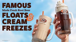  Root Beer Floats & Cream Freezes | A&W Restaurants
