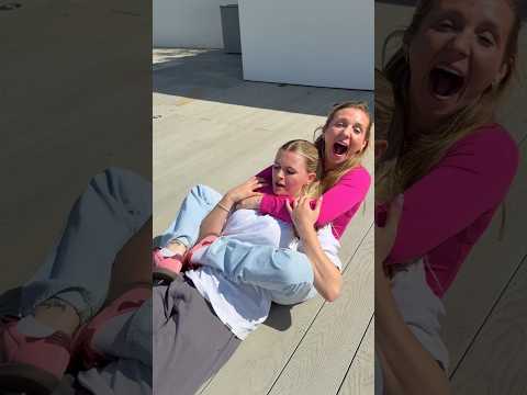 She got nailed to the floor