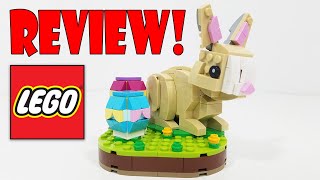 YouTube thumbnail: LEGO Review: 40463 Easter Bunny (2021 Set) Happy Easter!!!