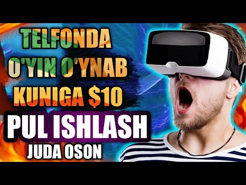Telfonda o'yin o'ynab $10 pul ishlash 2021 Internetda pul ishlash