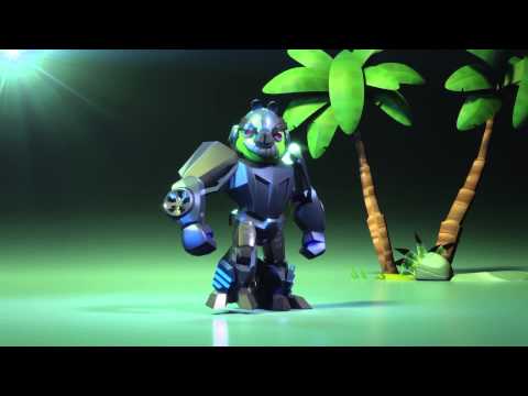 Angry Birds Transformers: Foreman Pig as Lockdown!