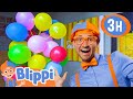 Colorful Balloons Everywhere Blippi Kids Playground Educational Videos For Kids