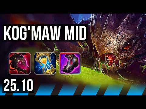 KOG'MAW vs TALIYAH (MID) | Legendary | BR Challenger | 25.10