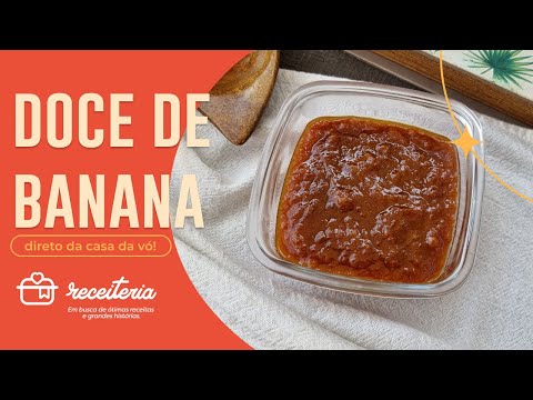 Receita chimia (doce) de banana (medida em porções)