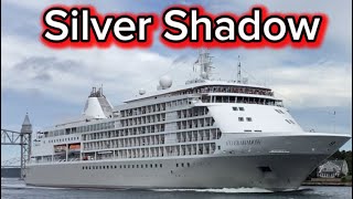 Cruise Ship Silver Shadow transits the Cape Cod Canal 9/1/25