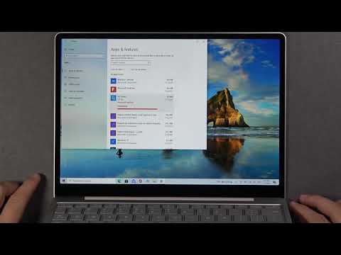 How to Uninstall Apps on MICROSOFT Surface Go - Remove Apps and Apps Data on Surface