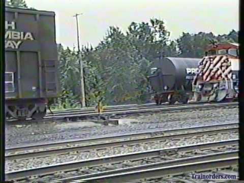 Classic Railroad Series 625 - BC Rail action July 25, 1990