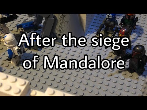 After the siege of Mandalore: a Lego Star Wars clone wars stop motion