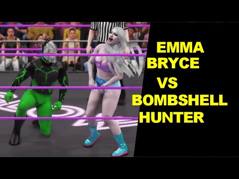 GLOW 1985 Bombshell Hunter vs Emma Bryce - Mixed Match