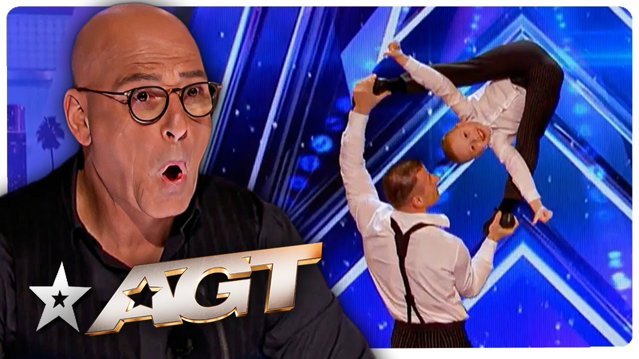Acrobat Father and Son Have The Judges on The Edge Of Their Seats on America's Got Talent!