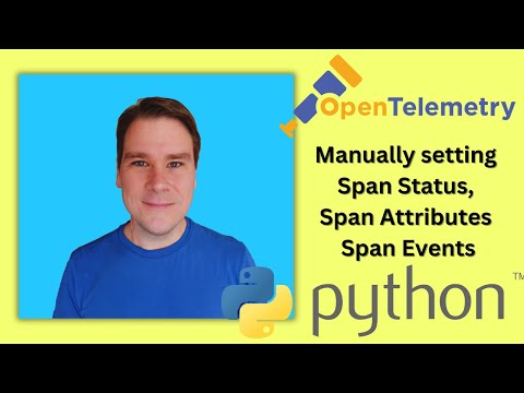 Manually Enrich a Python span with OpenTelemetry: YouTube