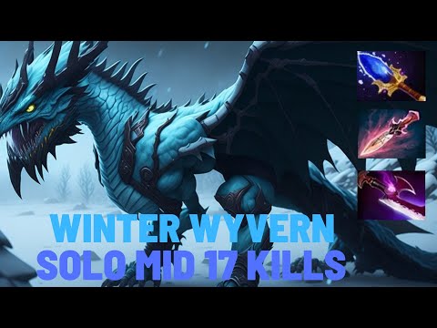 Dota 2 Winter Wyvern | Solo Mid | 17 Kills
