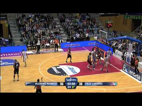 Obradoiro v Caja Laboral (84-70) Liga Endesa Spanish ACB Basketball Highlights [17/02/13]