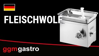 Heavy Duty Electric Meat Mincer Size 22 - 350kg/h - 1.1 kW - Mincing Plate 4.5mm