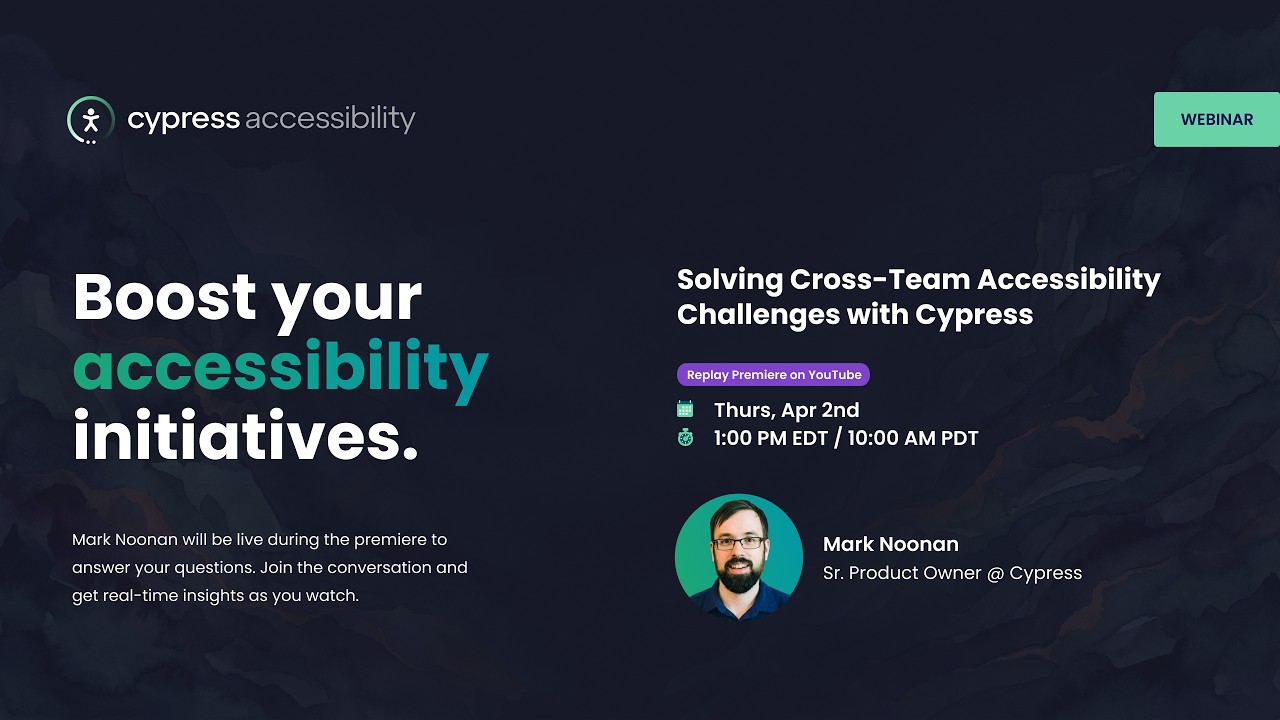 Solving Cross-Team Accessibility Challenges with Cypress