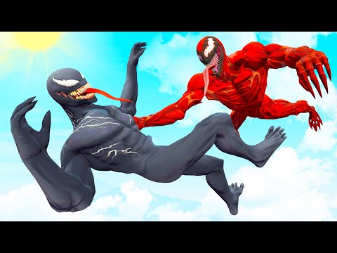 Venom & Carnage Ragdoll Falls - [GMOD] - Episode 86