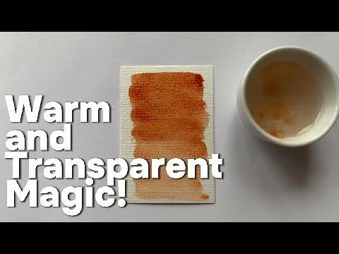 Burnt Sienna Light – The Warm & Transparent Magic of Earthy Tones!