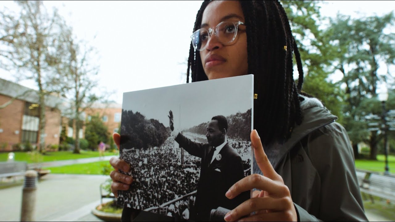 Watch video: Students Read "I Have A Dream" Speech