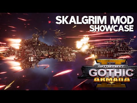 NEW TITAN: GORKA MORKA | Skalgrim Mod Showcase | Battlefleet Gothic: Armada 2