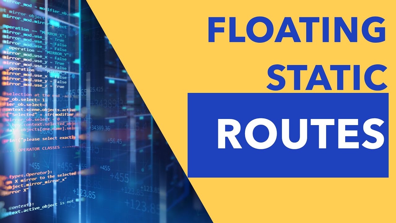 Floating Static Routes