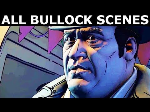 All Detective Harvey Bullock Scenes - BATMAN Telltale Season 2 The Enemy Within (No Commentary)