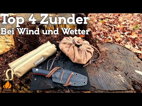 Top 4 Zunder um bei jedem Wetter ein Feuer in Gang zu bekommen