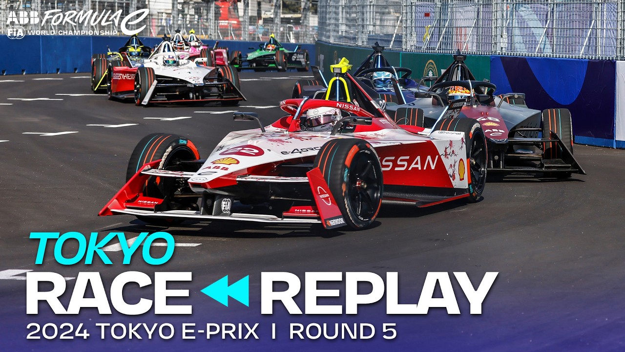 RACE REPLAY ⏪ | 2024 Tokyo E-Prix Round 5 | Formula E