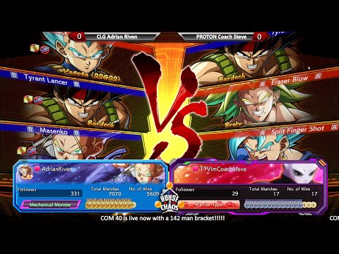 DBFZ [PC] | COM 40 | CLG Adrian Riven vs PROTON Coach Steve | Really Fun Set to WATCH!!!