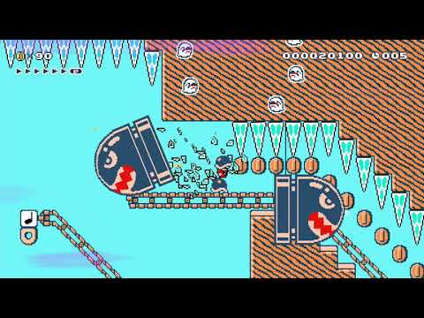 AUTO DON'T MOVE 20 secs CrazyFun by EthanP456 - Super Mario Maker 2 - No Commentary 1bz
