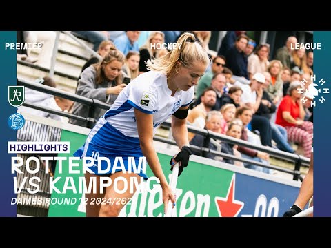 Rotterdam - Kampong 🏑 Tulp Hoofdklasse Dames ‘24/’25 RONDE 12 | Samenvatting