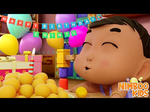 Chintu Ka Birthday Ayaa, चिंटू का बर्थडे आया, Nursery Rhymes in Hindi and Kids Songs