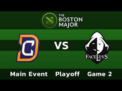 Digital Chaos vs Faceless — Game 2 • Playoff Main Event — Boston Major