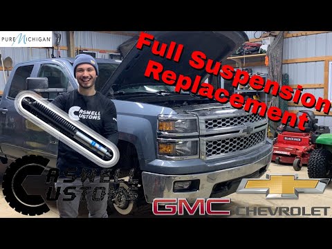 Chevy Silverado New front shocks, rear shocks, and Tires 07-18