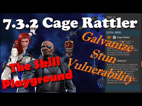 Act 7.3.2 Cage Rattler, Galvanize, Stun Vulnerability Path Guide | Easy Option | Marvel Contest