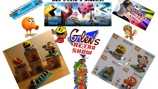 A Neat set of 4 Pixels Blocks from the movie Pixels