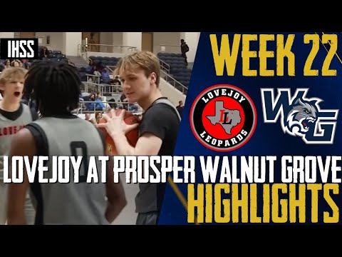 Thrilling High School Basketball: Lovejoy vs Walnut Grove Highlights