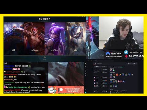 Nemesis reacts to Ninja watching him ( wholesome moment ♥ )
