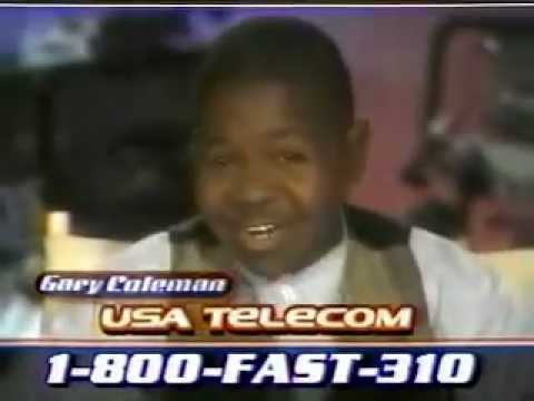Gary Coleman in a USA Telecom Commercial from 2000