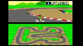 Super Mario Kart (SNES) - Mario Circuit 3 in 1'34''83