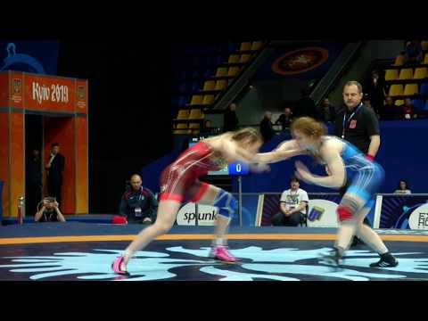 WW 55 kg ALINA AKOBIIA (UKR) - ANASTASIYA KRAVCHENKO (UKR)