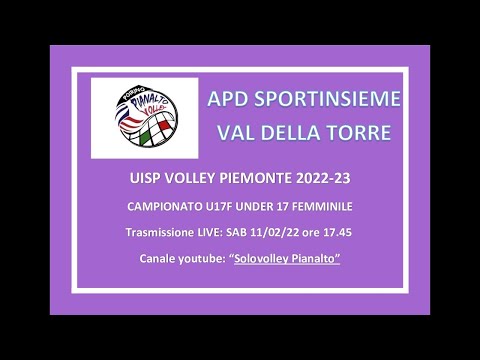 2a Live PIANALTO U17F Poirino - APD SPORTINSIEME VAL DELLA TORRE - UISP VOLLEY PIEMONTE 2022/23 U17F