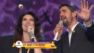 Donde Quedo Solo Yo - Laura Pausini y Alex Ubago TELETON 2014