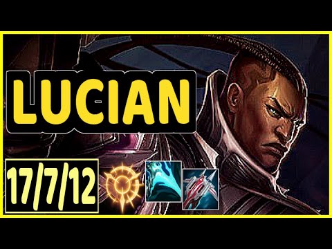 LUCIAN VS JINX - 17/7/12 KDA ADC GAMEPLAY