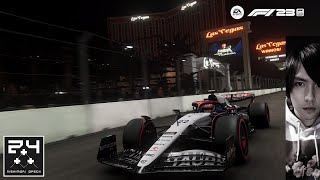 PS5【F1 23】誰得！F1ラスベガスGP紹介【ドライバー視点】（西森オペックのゲーム実況）