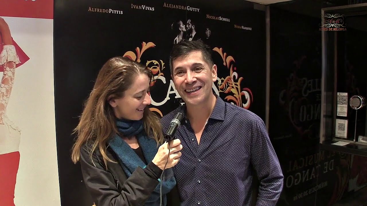 Musical Calles de tango, Mario Morales entrevista por Elena Fernandez de Barcelona