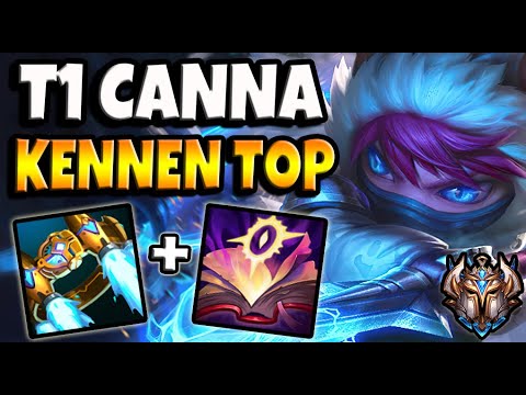Kennen TOP vs Gwen [ T1 Canna ] Lol Korea Challenger Patch 11.10 ✅
